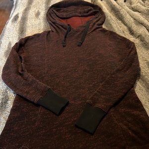 Soft, thin OVERSIZED XS, high neck hoodie